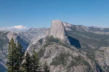 Washburn Point, Glacier Point Rd, Yosemite National Park, Mariposa County, California. Sierra Nevada. Half Dome
