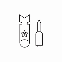 army weapons icon sign vector