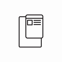 content div icon sign vector