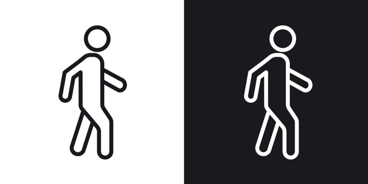 Walk icon for apps, websites and graphic projects.