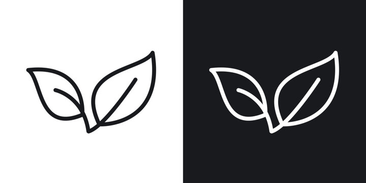 Vegan icon for apps, websites and graphic projects.