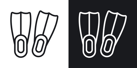 Scuba diving icon for apps, websites and graphic projects. © ramsey