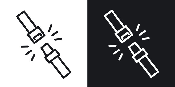 Seat Belt icon for apps, websites and graphic projects.