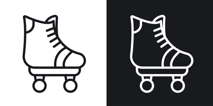 Roller skates icon for apps, websites and graphic projects.