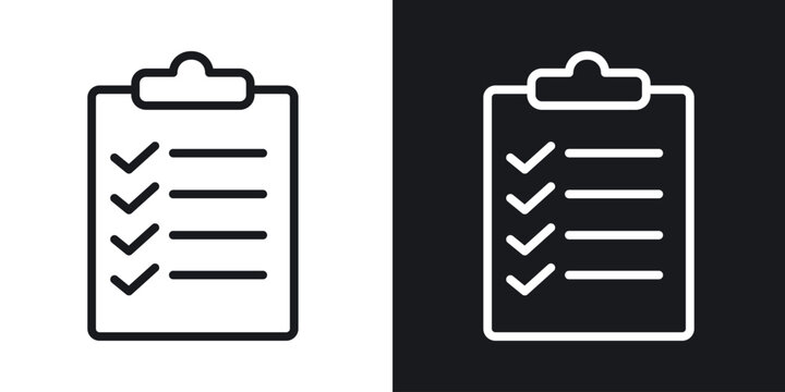 List icon for apps, websites and graphic projects.