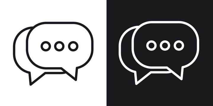 Chat icon for apps, websites and graphic projects.