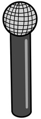 vintage microphone illustration
