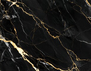 Dark marble texture with gold veins