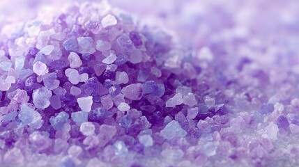 Obraz premium Close-up view of colorful textured crystals.