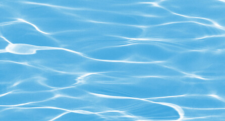 Fototapeta premium blue water surface on transparent background