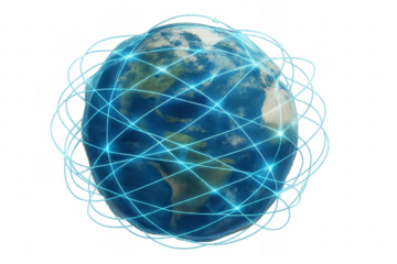Digital Earth with Global Network Connections