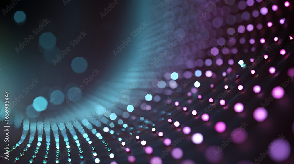 Aufkleber abstract design with vibrant colors and bokeh effect.