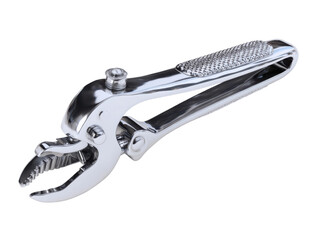 Obraz premium Hand tools for mechanics adjustable pliers workshop close-up. Isolated on transparent background, png.