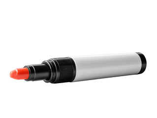 Fototapeta premium Highlighting creativity with a vibrant marker studio product shot. Isolated on transparent background, png.