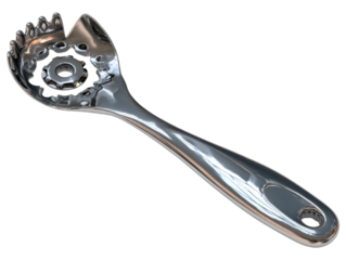 Innovative kitchen tool for effortless pasta cooking at home. Isolated on transparent background, png.