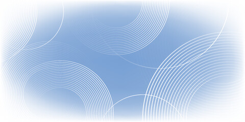 Abstract blue background with circle lines shape. Modern future digital technology concept. Eps 10