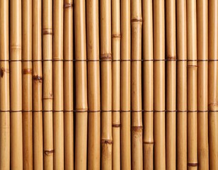 Naklejka premium Close-up bamboo fence