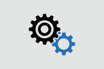 Tool icon vector set. Maintenance tools with wrench, gear, spanner, hammer and screwdriver symbol illustration for fix and repair concept.