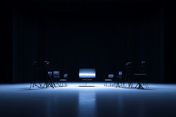 virtual classroom, online teaching setup with technology, digital learning environment