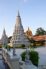 Fototapeta premium Silver Pagoda Phnom Penh Cambodia