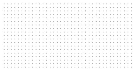 Geometric seamless pattern of small rotated empty squares on a clean white isolated background perfect for modern design, web backgrounds, and abstract projects vector illustration.