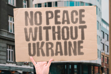 No peace without Ukraine