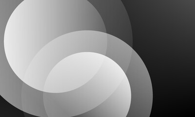 black and white abstract background. Dynamic shapes composition. Eps10 vector