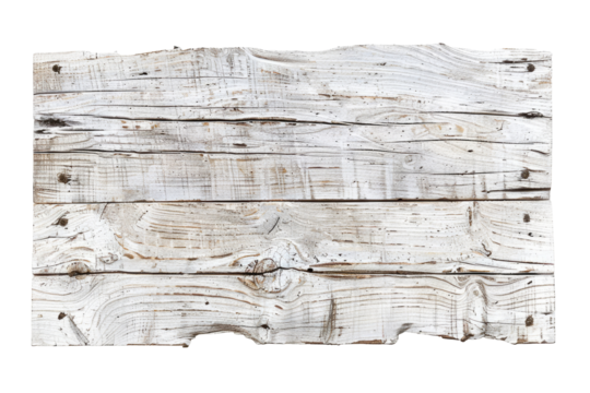 Aged, weathered, whitewashed wooden plank sign