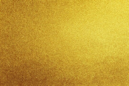 Gold textured surface.  A close-up view of a smooth, gold-colored sheet with a subtle, granular texture.  The color is a rich golden yellow,  with varying shades and highlights