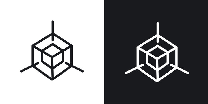 Bim icon web design element. line icon