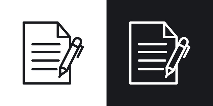 Form icon web design element. line icon