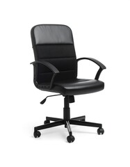 Fototapeta premium Black office chair, adjustable