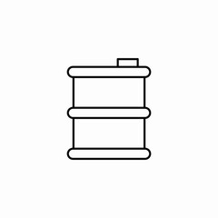 barrel container icon sign vector