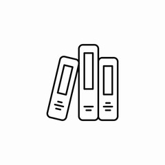 ring folders icon sign vector