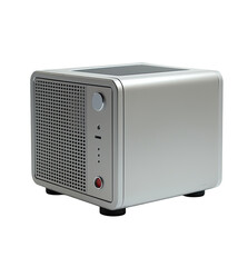 Obraz premium Light beige boxy heater with retro design