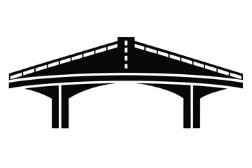 overpass road vector icon