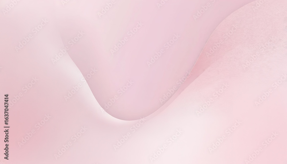 Poster illustration of a soft light pink textured background creates a smooth and abstract surface for mode