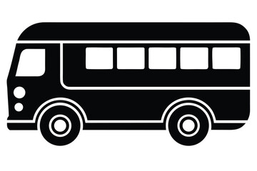 tourist bus vector icon