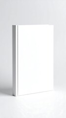 Blank white book mockup