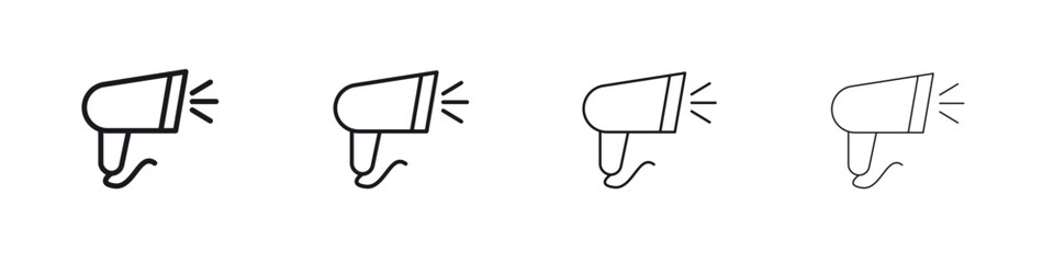 Barcode scanner icons big set. Simple black stroke line versions collection