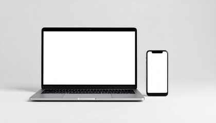 Laptop and Smartphone Screen Mockup