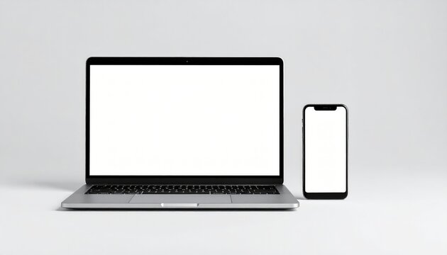Laptop and Smartphone Screen Mockup