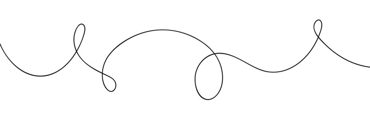 Line Wavy wiggle stripe pattern collection. Curved single line. wavy horizontal underline. Vector illustration.