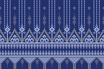Ethnic abstract ikat art. geometric pattern color oriental. Background, Design for fabric, curtain, carpet, wallpaper, clothing, wrapping, Batik, vector illustration