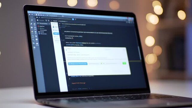 Digital Workspace Environment on a Laptop with Coding Interface