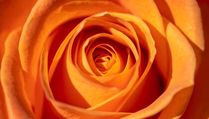 Close-up of vibrant orange rose (1)