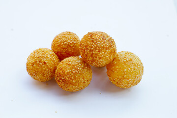 Thai snack, Fried mung bean stuffed balls
