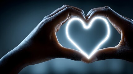 Obraz premium two hands holding a heart shape, heart, several hearts, human heart, anatomically correct heart,