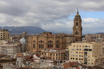Obraz premium Renaissance Catholic cathedral of Málaga, located in Southern Spain.