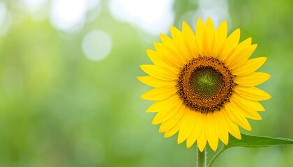 Obraz premium Vibrant sunflower in soft focus